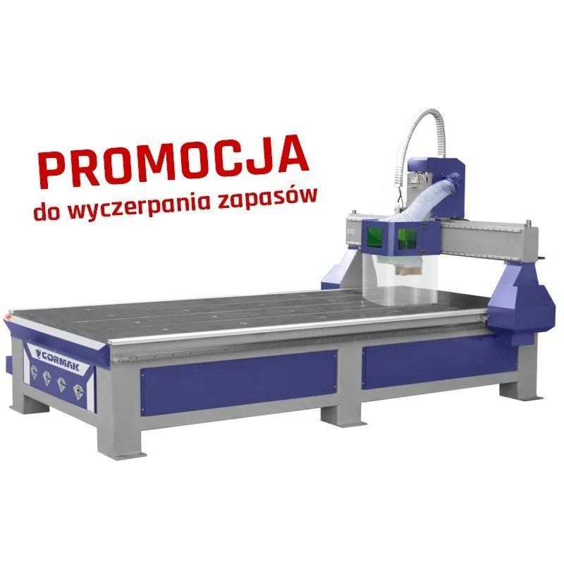 Masina de frezat cu comanda numerica CORMAK C1325 PREMIUM + Pompa de vid CORMAK - 1