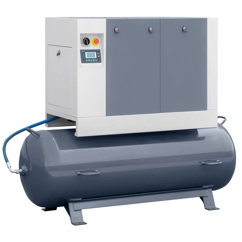 LUFT 700 COMPACT- 5,5kW - 650 L/min. Compresor cu surub LUFT 700 + dezumidificator N10S + butelie de 500l CORMAK - 1