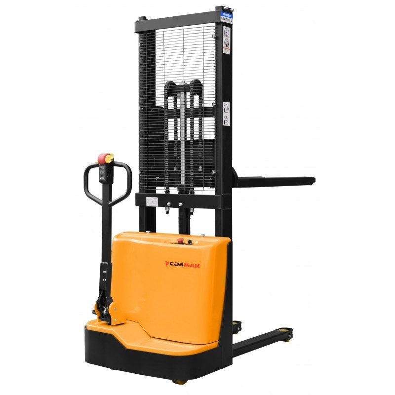 Carucior electric pentru stalp Q10E16 (capacitate de incarcare 1000 kg, ridicare 1600 mm)