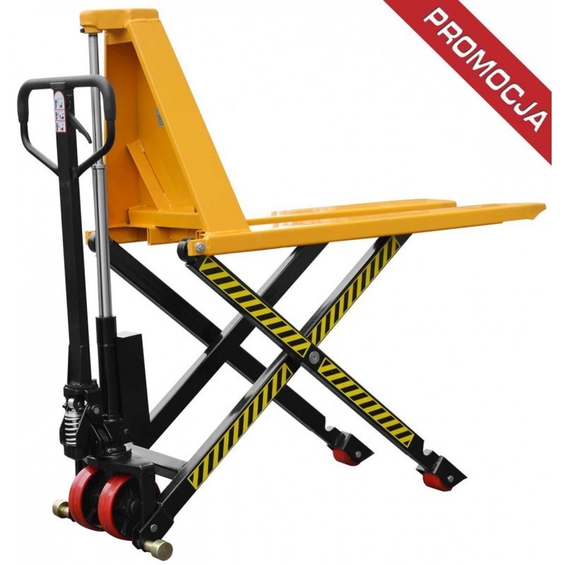 Transpalet cu ridicare in foarfeca HT1C (capacitate de incarcare 1000 kg, ridicare 800 mm)