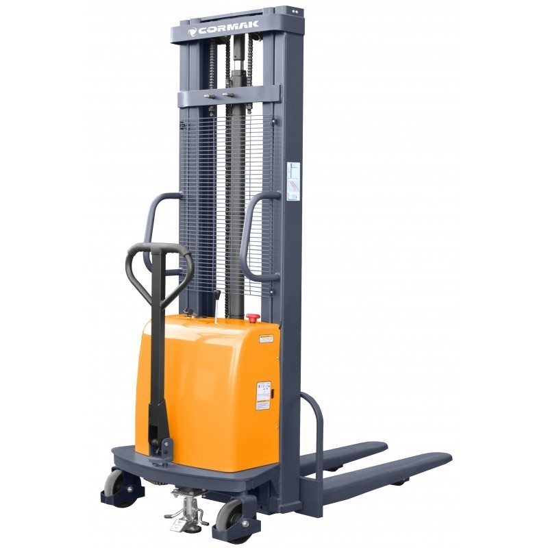 Transpalet cu catarg semielectric B1533 (capacitate de incarcare 1500 kg, ridicare 3300 mm)