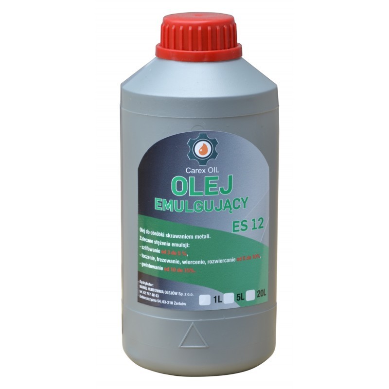 Ulei emulsionant, lichid de racire pentru prelucrare Carex ES12 1L CORMAK - 1