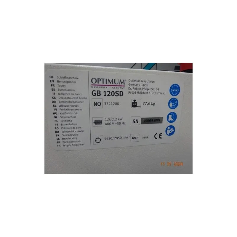 Polizor cu banda OPTIgrind GB120SD/ 400V/3Ph/50Hz - 30