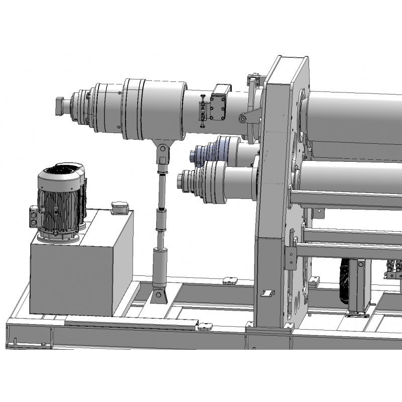 Masina laminat hidraulica CORMAK, ideala pentru metal