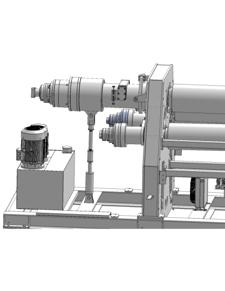 Masina laminat hidraulica CORMAK, ideala pentru metal