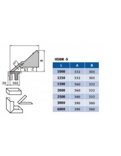 Abkant motorizat Metallkraft MSBM 1520-25 S, profesional 2