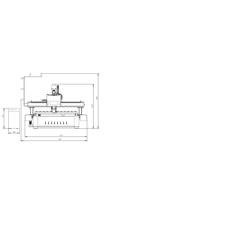 Centru CNC ROUTERMAX ATC 2140 ECO, precizie avansata