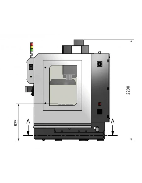 Freza CNC Optimum F 105, precizie si stabilitate