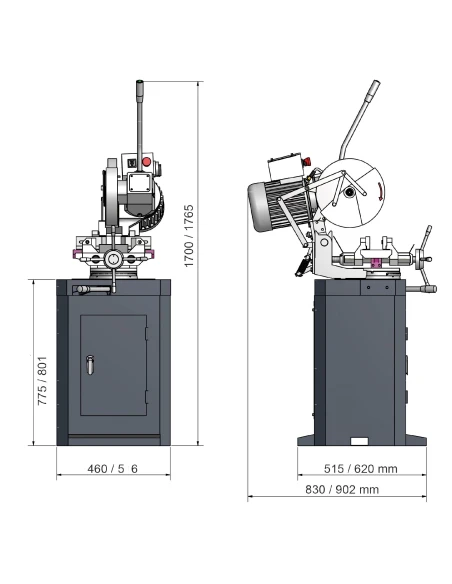 Ferastrau circular Optimum CS 315, ideal pentru taiere precisa