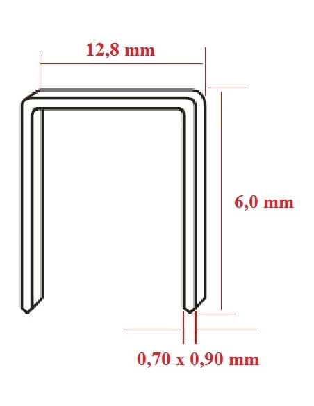 Capse tip U 80 pentru fixare lemn, ideala tamplarie