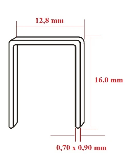 Capse tip U 80 pentru fixare lemn si tapiterie