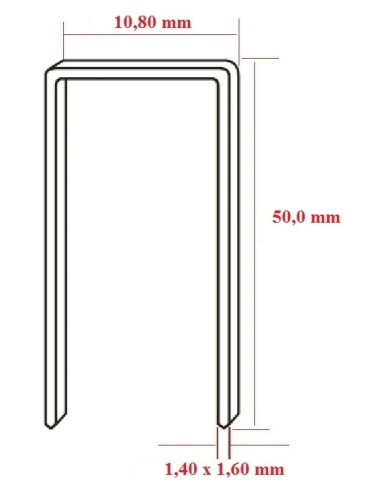 Capse tip N cu lungimea de 50,0 mm AIRCRAFT Germania - 2