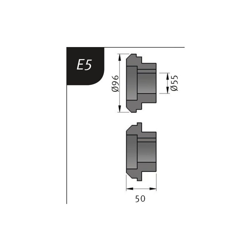 Set de role de indoire tip E5, Ø 96 x 55 x 50 mm METALLKRAFT Germania - 1