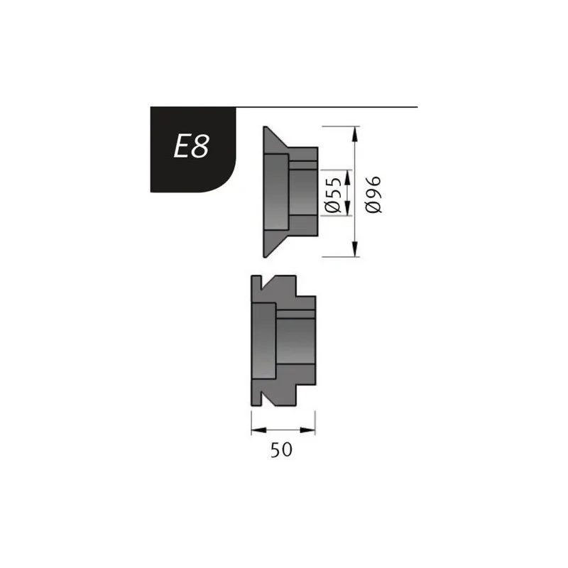 Set de role de indoire tip E8, Ø 96 x 55 x 50 mm METALLKRAFT Germania - 1