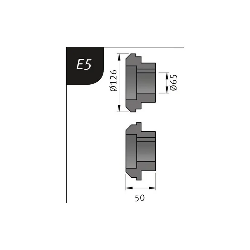 Set de role de indoire Tip E5, Ø 126 x 65 x 50 mm METALLKRAFT Germania - 1