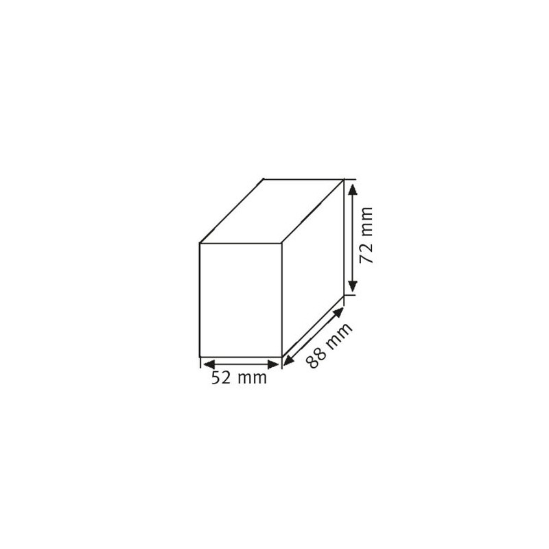 Bloc de carbune pentru prelucrare 88 x 72 x 52 mm - 1