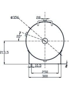 Recipient aer comprimat galvanizat, durabilitate garantata