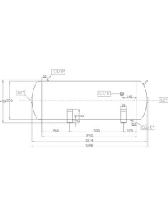 Recipient aer comprimat 100/15 H, galvanizat, durabilitate superioara