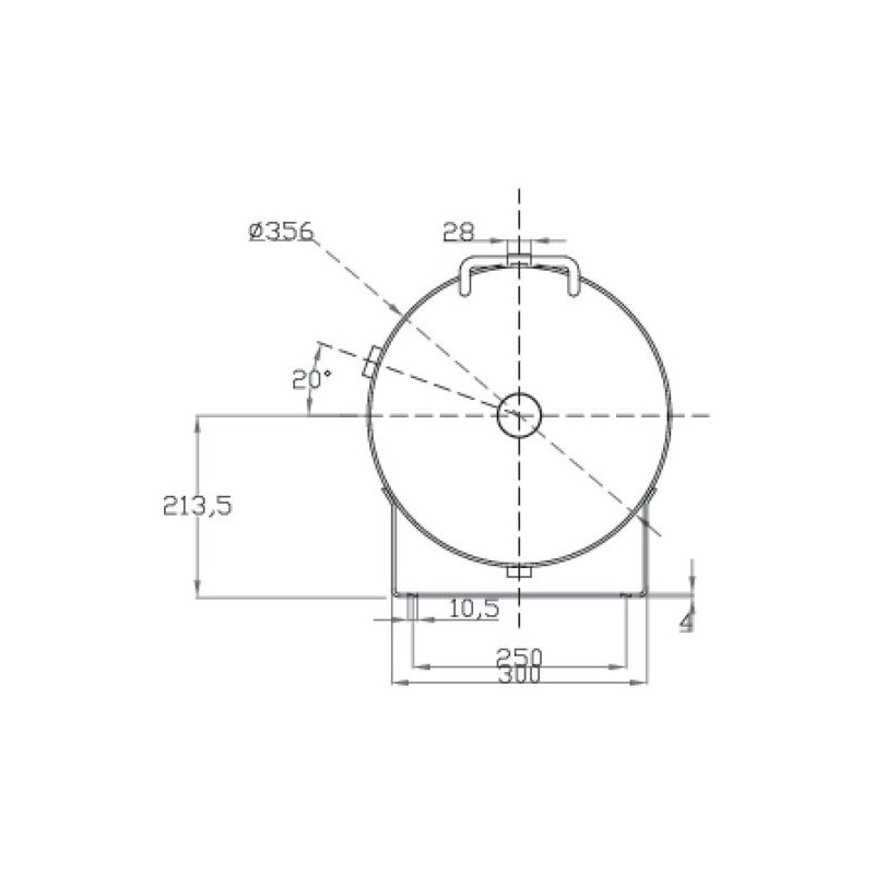 Recipient aer comprimat 100/15 H, galvanizat, durabilitate superioara