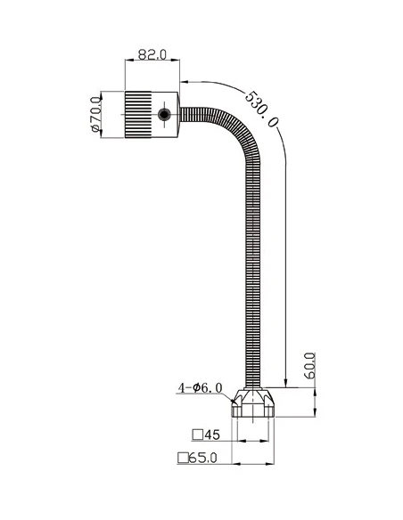 Lampa LED cu brat flexibil pentru prelucrare precisa