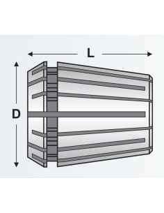 Bucsa elastica Canela ER16 pentru fixare freze de 2mm 2