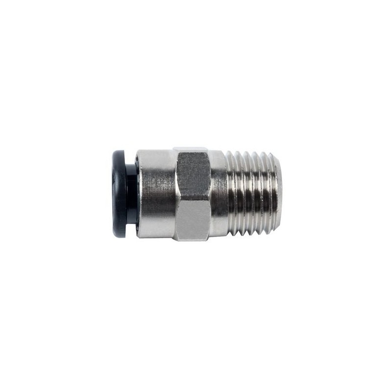 Push-in-Stecker 1/4" AG x 8 mm, gerade, 16 bar0