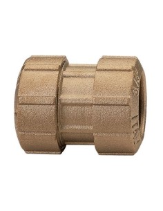 Conector drept otel 40mm, rezistent pentru tevi plastic