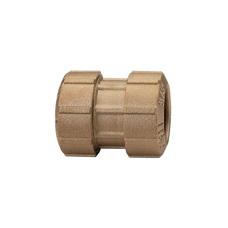 Conector drept otel 40mm, rezistent pentru tevi plastic