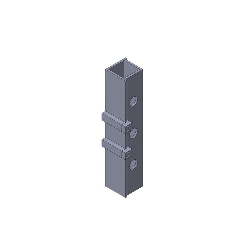 Richtbalken ca. 800 mm mit Widerlager und Richtstempel0