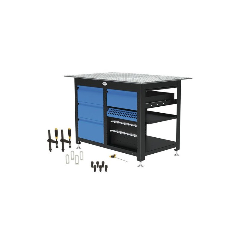 Werkbank Siegmund Workstation Basispaket inkl. 4 Schubladen inkl. Werkzeug-Set A0