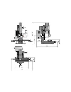 Masina de frezat Optimum MH 25 V, afisaj digital integrat 2