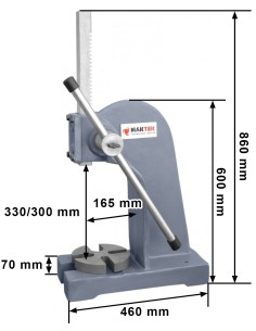 Presa universala Cormak AP 3, stantare precisa 2