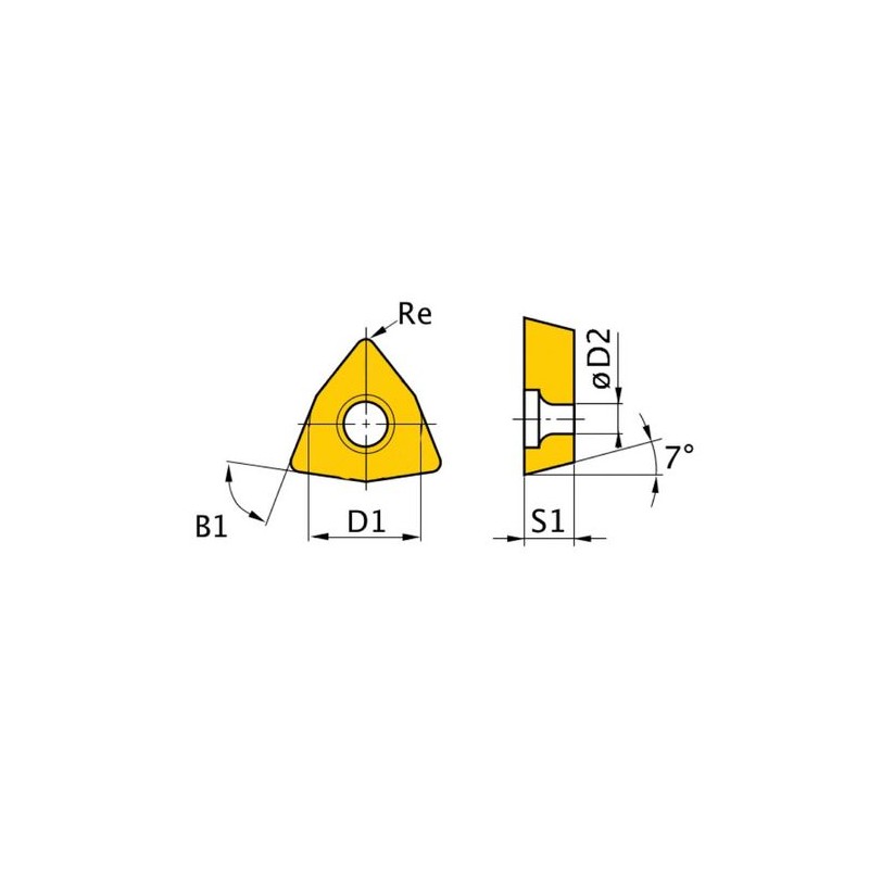 Placute de schimb HM ISO WNMG060408  - 1