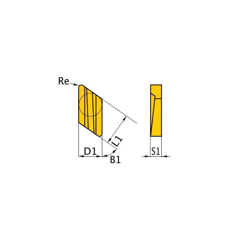 Placi de inlocuire HM ISO KNUX160405R - 1