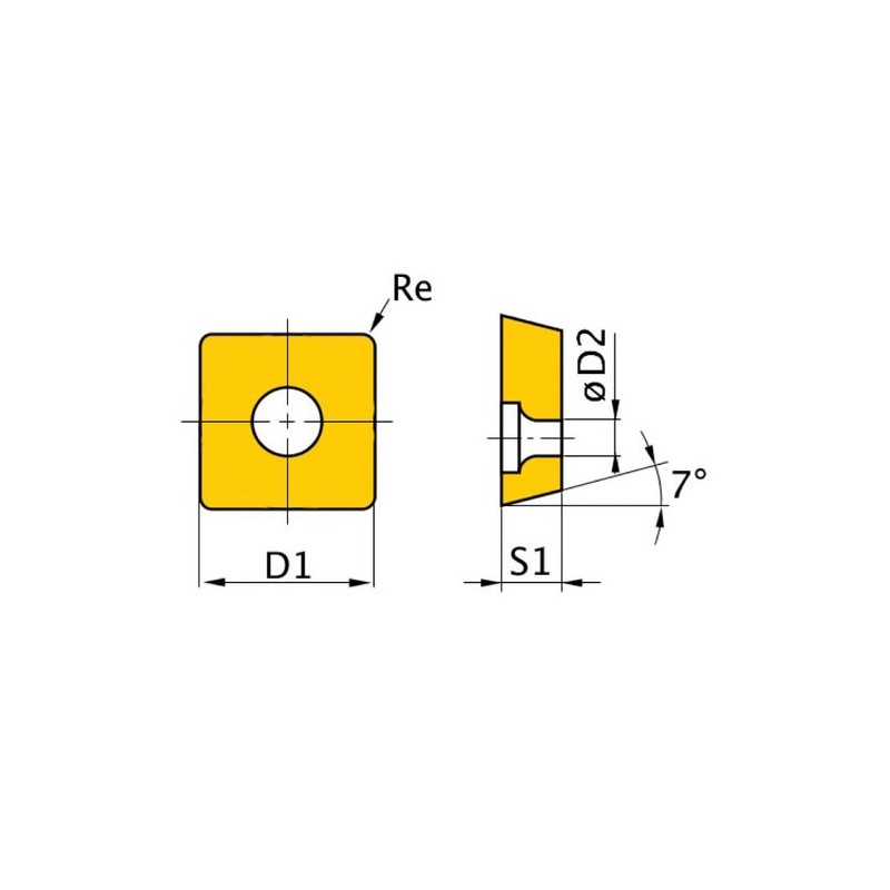 Placi de inlocuire HM ISO SNMG090304 - 1