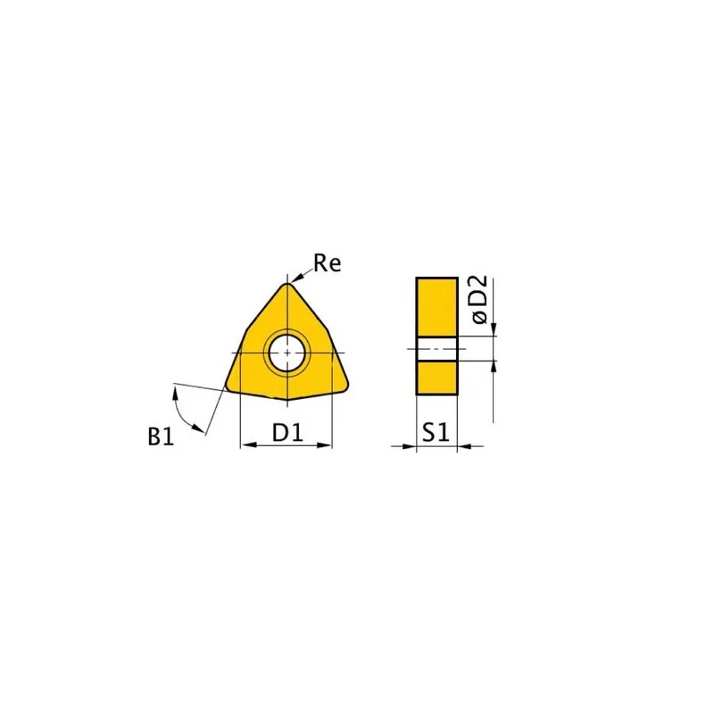 Placi de schimb HM ISO WNMG080408 - 1