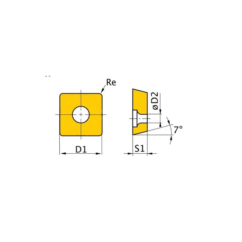 Placi de schimb HM ISO SNMG120408 - 1