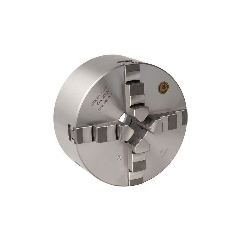 Mandrina Bison cu patru gheare, otel Camlock, strangere centrala Ø 250 mm DIN 6350 pentru A2-5 OPTIMUM Germania - 1