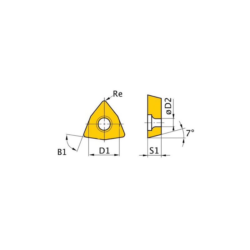 Placi de inlocuire HM ISO WCMT050308 - 1