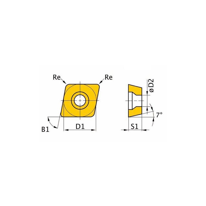 Placute de inlocuire HM ISO CCMT09T304 - 1