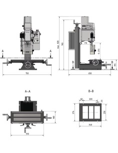 Masina de gaurit si frezat MH 20 VL performanta 2