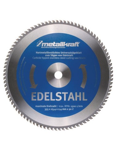 Sägeblatt für Edelstahl Ø 355 x 2,4 x 25,4 mm0