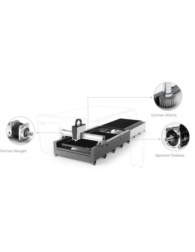 Masina de taiat fiber LF3015GEP, siguranta si performanta