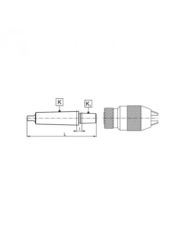 Adaptor cu con MK2/B16, ideal pentru precizie maxima