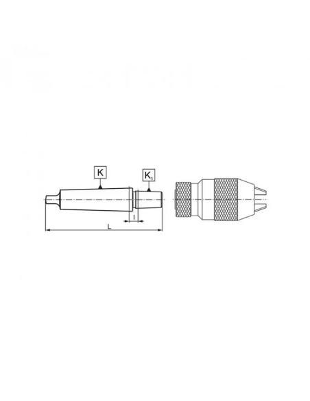 Adaptor cu con MK2/B16, ideal pentru precizie maxima