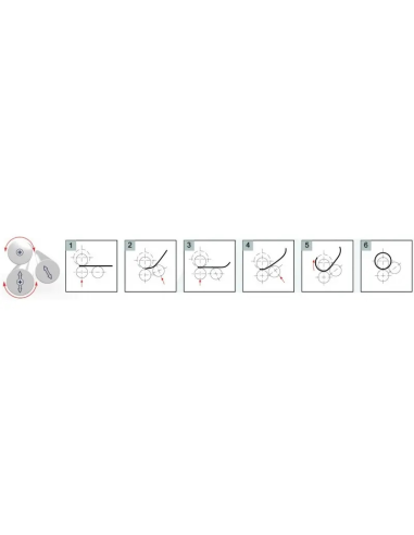 Masina laminat foi CORMAK RM2050/110 pentru precizie