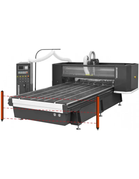 Router CNC CORMAK C2040, putere 9kW, pentru precizie in lemn