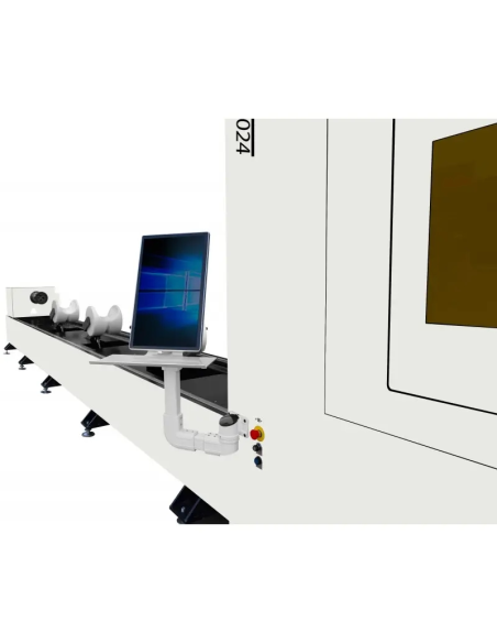 Laser fibra LF6024, taiere precisa tevi si profile