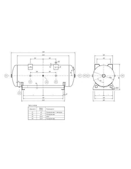 Rezervor de presiune 11 bar 270 L