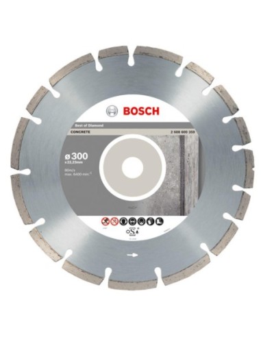 Disc diamantat Bosch 300mm, eficienta pentru beton dur